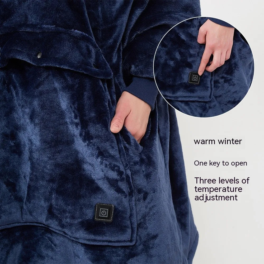 Electric Warmth Hoodie Blanket